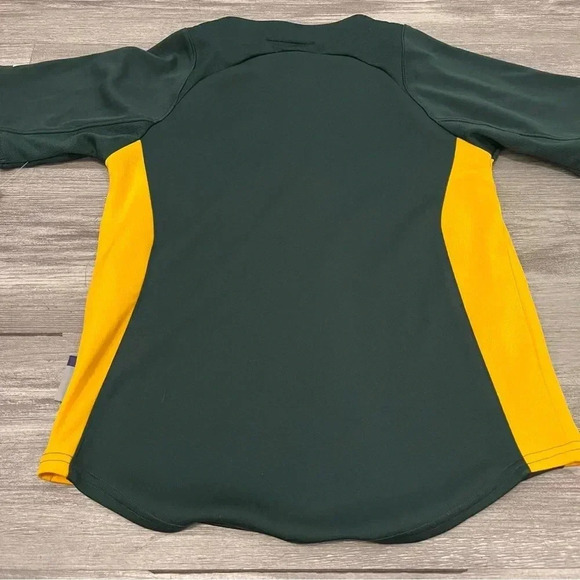 Oakland Athletics MLB Classic Green & Gold Team Logo Youth S Jersey - Picture 6 of 8